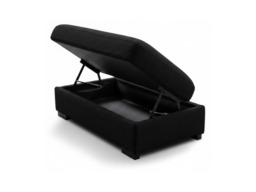 Chestnut Storage Footstool Enzo Fabric - thumbnail 6
