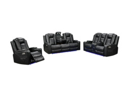 Sianna Electric Recliner Armchair Aire Leather - thumbnail 3