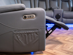 Sianna Corner Sofa Electric Recliner Aire Leather - thumbnail 6