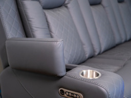 Sianna Corner Sofa Electric Recliner Aire Leather - thumbnail 7