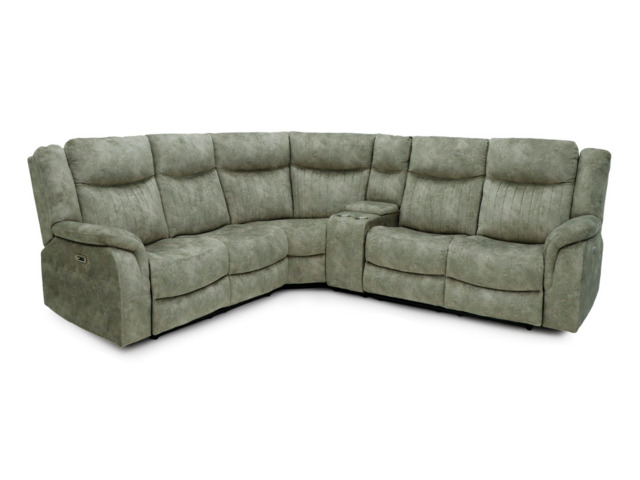 Lawson Stone Electric Corner Recliner Sofa Modular - image 1