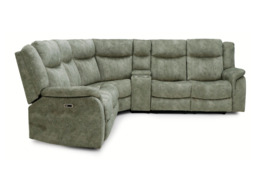 Lawson Stone Electric Corner Recliner Sofa Modular - thumbnail 5
