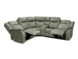 Lawson Stone Electric Corner Recliner Sofa Modular - thumbnail 3