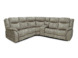 Lawson Stone Electric Corner Recliner Sofa Modular - thumbnail 1