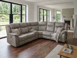 Lawson Stone Electric Corner Recliner Sofa Modular - thumbnail 2