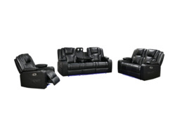 Orlando Electric Recliner Armchair Aire Leather - thumbnail 5