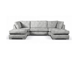 Brixton U Shaped Sofa Silver - thumbnail 2