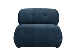 Reese Accent Armchair in Midnight Blue Boucle - thumbnail 2