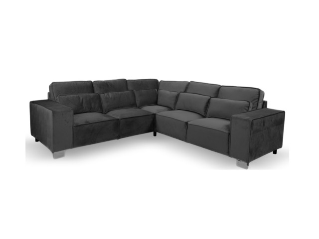 Sloane Corner Sofa Plush Velvet - image 1