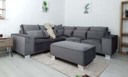Sloane Corner Sofa Plush Velvet - thumbnail 7