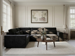 Sloane Corner Sofa Plush Velvet - thumbnail 2