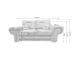 Vegas 3+2 Sofa Set Grey - thumbnail 3