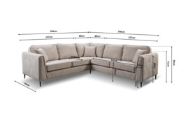 Ascot Corner Sofa Boston Fabric - thumbnail 6