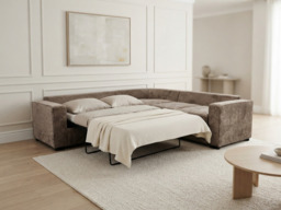 Chestnut Espresso Sofa Bed Enzo Fabric - thumbnail 3