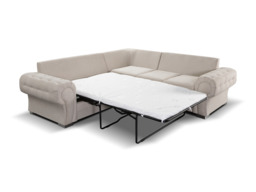 Savile Corner Sofa Bed Cream Kensington Fabric - thumbnail 3