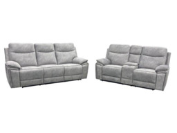 Toronto Grey 3+2 Electric Recliner Sofa Set