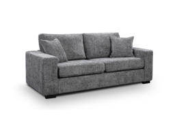 Chestnut Sofa 3 Seater Slate Enzo Fabric