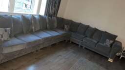 Verona Corner Sofa 9 Seater Universal Scatter Back Grey - thumbnail 3