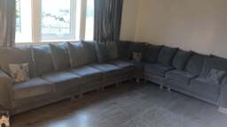 Verona Corner Sofa 9 Seater Universal Scatter Back Grey - thumbnail 2
