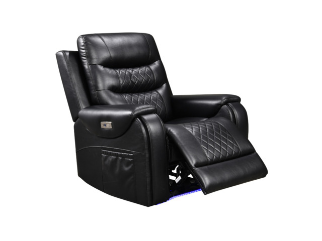 Forbes Electric Recliner Armchair Aire Leather - image 1