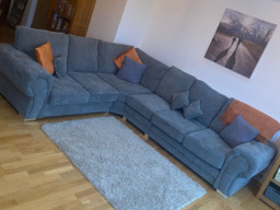 Vegas Modular Corner Sofa Full Back Grey - thumbnail 6