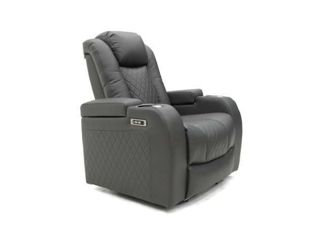 Tech 8 Smart Grey Electric Recliner Armchair - image 1