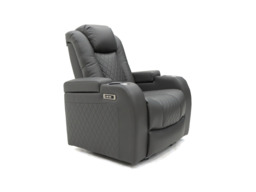 Tech 8 Smart Grey Electric Recliner Armchair - thumbnail 1