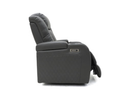 Tech 8 Smart Grey Electric Recliner Armchair - thumbnail 2