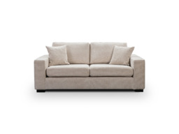 Chestnut 3 Seater Sofa Cream Enzo Fabric - thumbnail 2