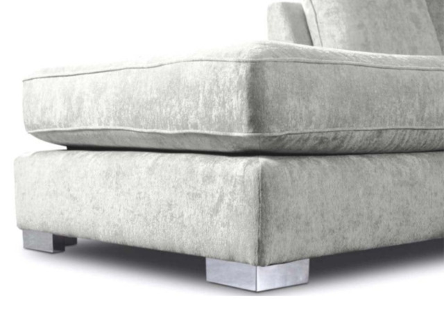 Bishop Footstool Truffle and Platinum Grey - image 1