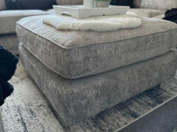 Bishop Footstool Truffle and Platinum Grey - thumbnail 3