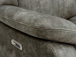 Lawson Charcoal Grey Electric Corner Recliner Sofa Modular - thumbnail 7