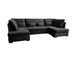 Belgravia U Shaped Sofa Plush Velvet - thumbnail 3