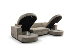 Belrosa Enzo U Shaped Sofa Bed with Storage - thumbnail 3