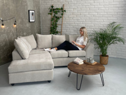 Chelsea Cream Left Corner Sofa - thumbnail 4