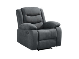 Sorrentino Recliner Armchair Fabric Grey - thumbnail 2