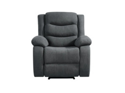 Sorrentino Recliner Armchair Fabric Grey - thumbnail 1
