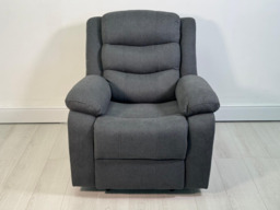 Sorrentino Recliner Armchair Fabric Grey - thumbnail 6