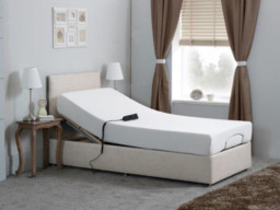 Sleepfresh Adjustable Electric Bed Chenille With Gel Cool Pocket Mattress and Headboard - thumbnail 3