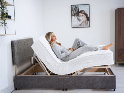 Sleepfresh Adjustable Electric Bed Chenille With Gel Cool Pocket Mattress and Headboard - thumbnail 2