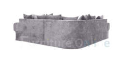 Verona Modular Corner Sofa Scatter Back Grey - thumbnail 5