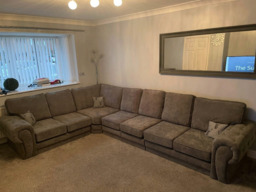 Vegas Corner Sofa 7 Seater Universal  Full Back Grey - thumbnail 8