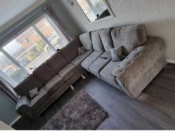 Vegas Corner Sofa 7 Seater Universal  Full Back Grey - thumbnail 9