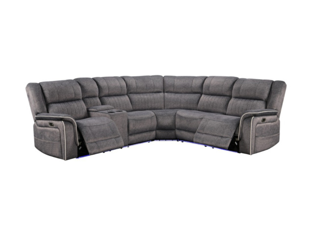 Hannan Modular Electric Recliner Corner Sofa - image 1