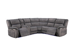 Hannan Fabric Electric Recliner Corner Sofa