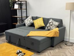 Veronica Pull Out Sofa Bed with Storage Universal Left and Right Hand - thumbnail 3