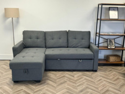 Veronica Pull Out Sofa Bed with Storage Universal Left and Right Hand - thumbnail 2