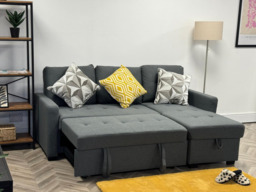 Veronica Pull Out Sofa Bed with Storage Universal Left and Right Hand - thumbnail 4
