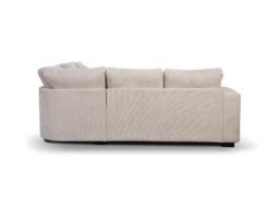 Chestnut Corner Sofa Cream Enzo Fabric - thumbnail 3
