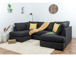 Carnaby Small U Shaped Sofa with Footstool - thumbnail 8